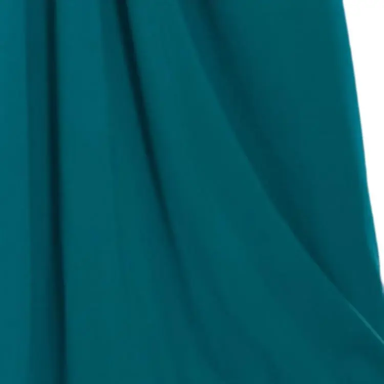 BESIONIA FW24 Long Sleeved Dresses Women's Peacock Blue-7