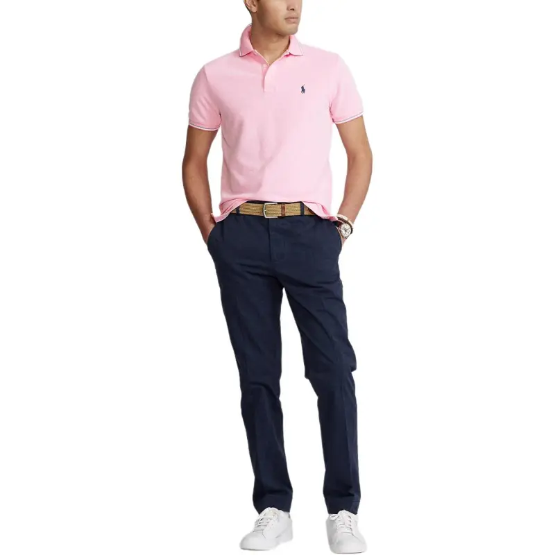Polo Ralph Lauren SS25 Polo Shirt Men's Pink-2