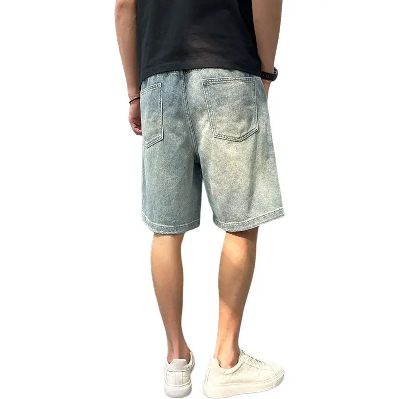 FRQ Denim Shorts Unisex Blue-1