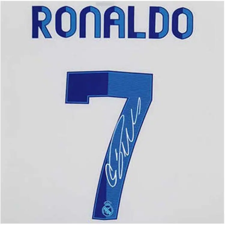 Yi Shot Jersey Real Madrid Soccer Club Included SA Certificate Framed And Collectible-3