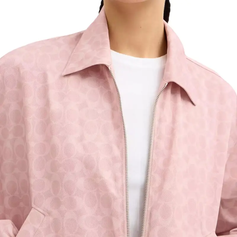 COACH SS25 Trench Coat Women's Pink-3