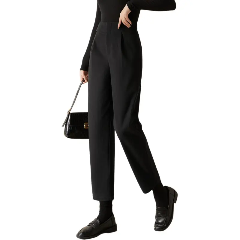 Mo Han Yi Mei Casual Pants Women's Black-3