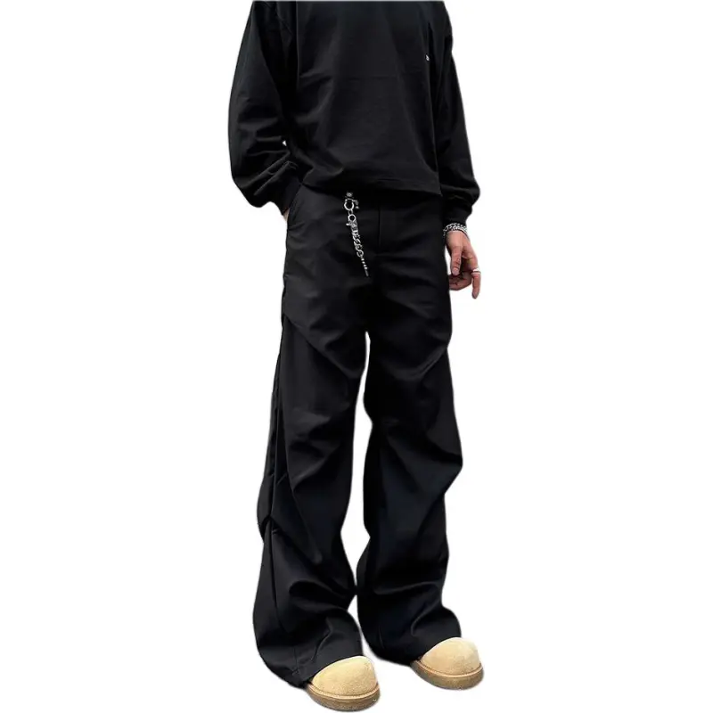 KVIV Suit Trousers Men Black -1
