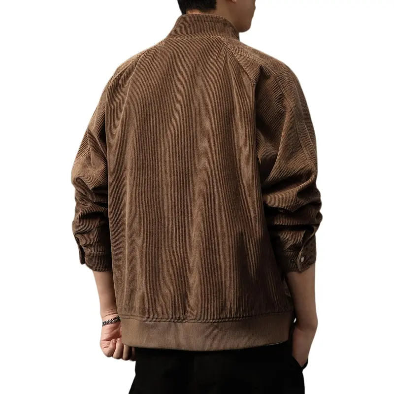 PRPK Spring Fall Jackets & Coats Fitted Men's Umber-1