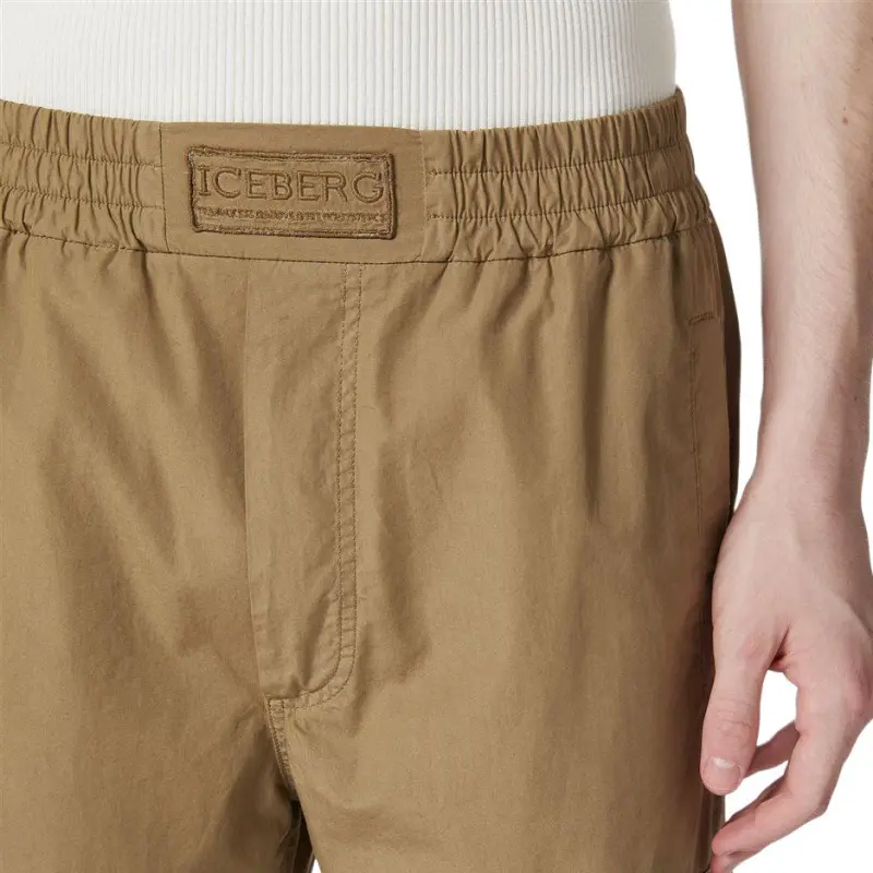 Iceberg SS25 Cargo Pants Men's Mud-2