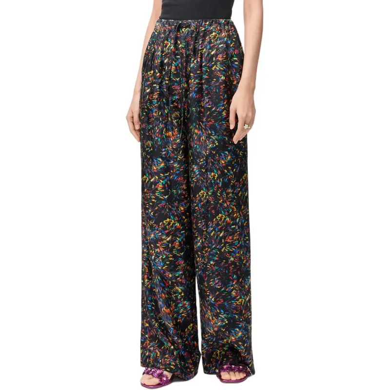 LOEWE SS25 Casual Pants Women's Multicolor-3