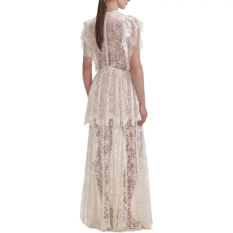 Self portrait Lace Maxi Dress-2