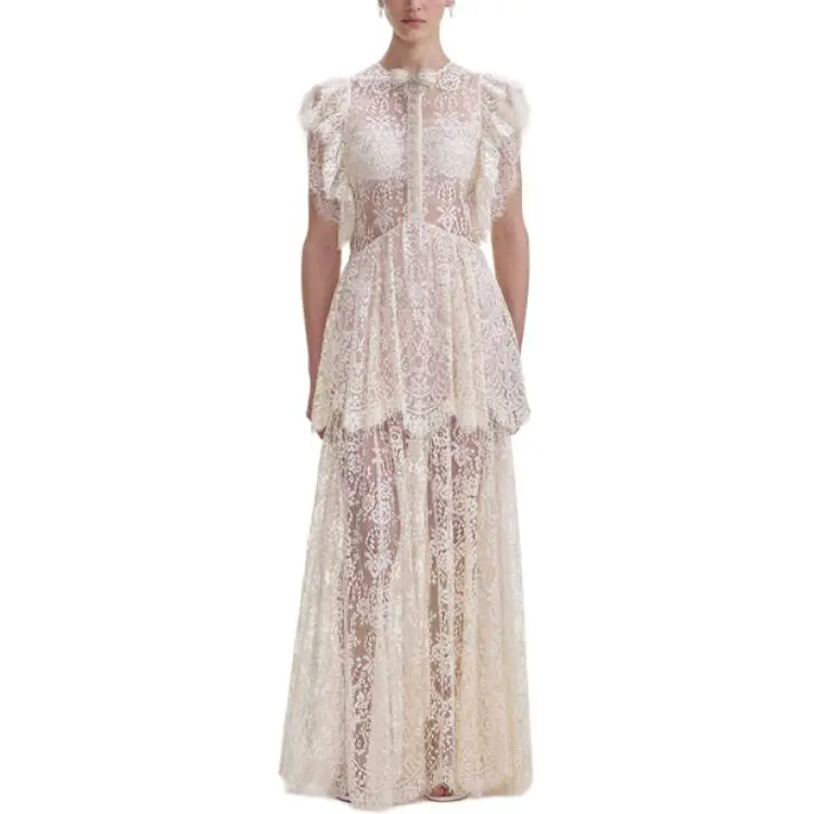 Self portrait Lace Maxi Dress-1