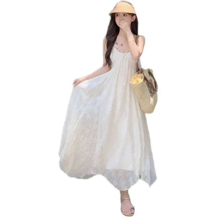 KAISER Slip Dresses Women's White-1