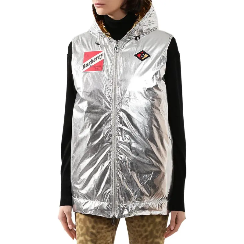 Burberry Down Jacket Women's Silver-2