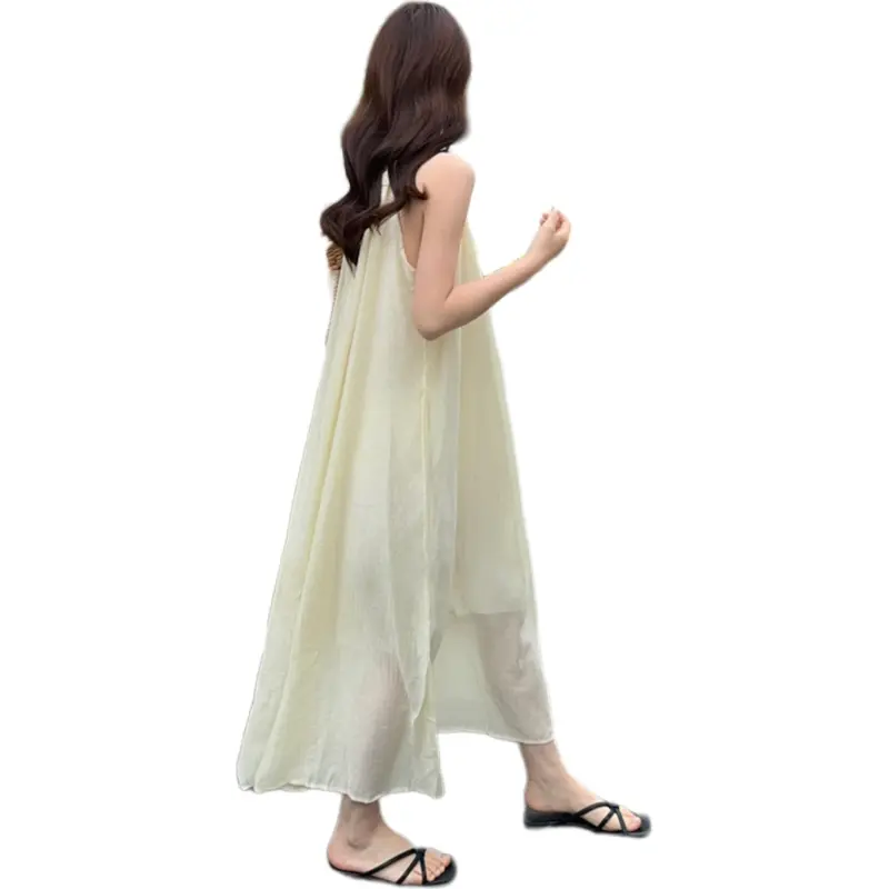 Mu Xiao Xin Sleeveless Dress Women's-1