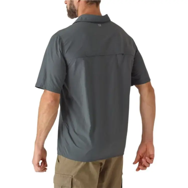 DECATHLON SOLOGNAC100 Collection Shirt Men's Concrete Gray-3