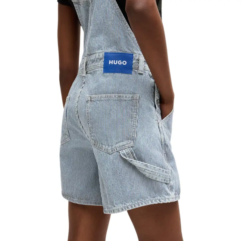 HUGO BOSS Denim Shorts Women's Light Blue-5