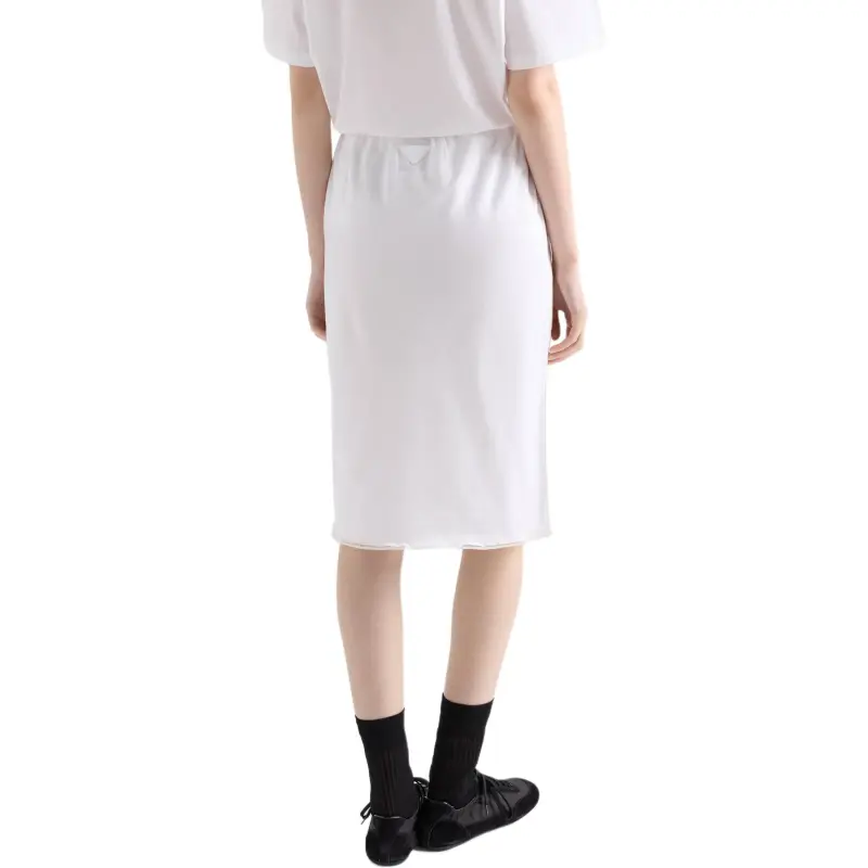 PRADA Casual Short Skirts Women's White-2