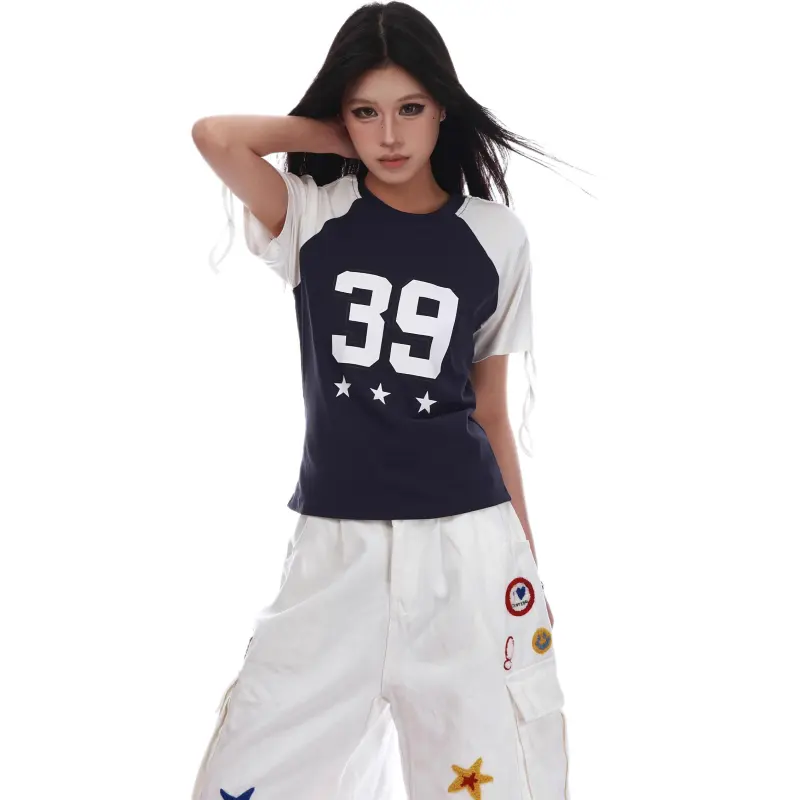 VINMUK T-Shirts Women's Blue-2