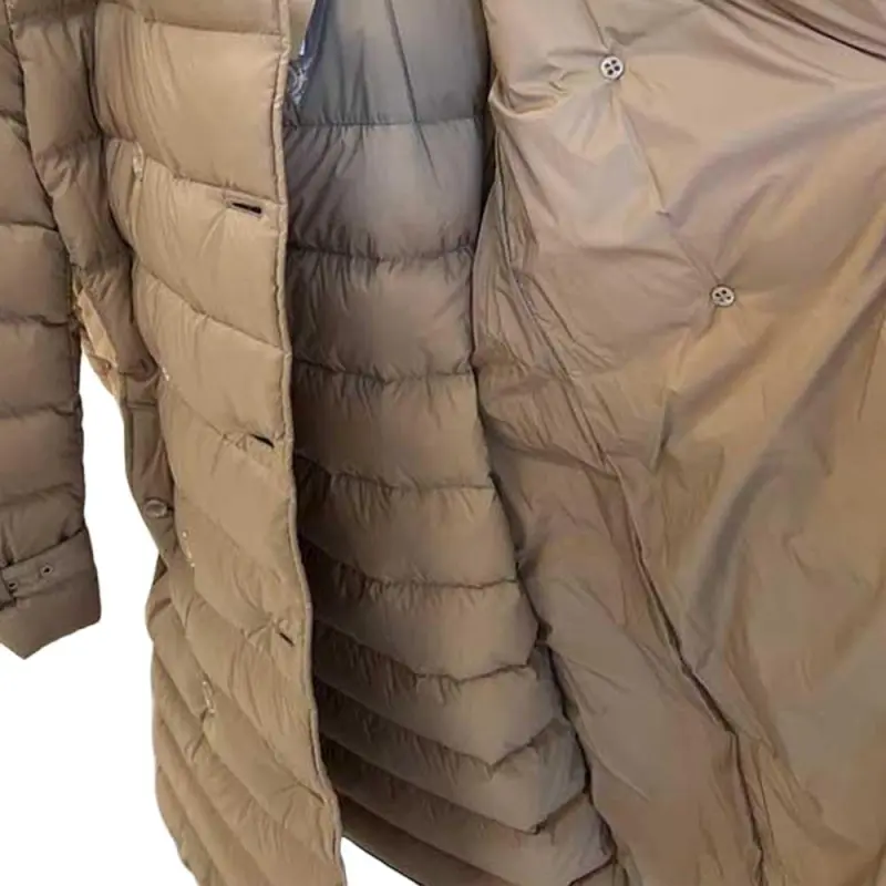 Burberry FW22 Down Jacket Coat Women's Khaki-5