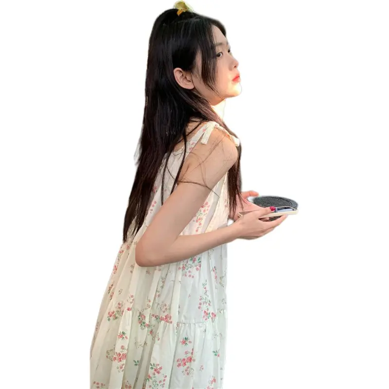 Mu Xiao Xin Slip Dresses Women's Image Color-1