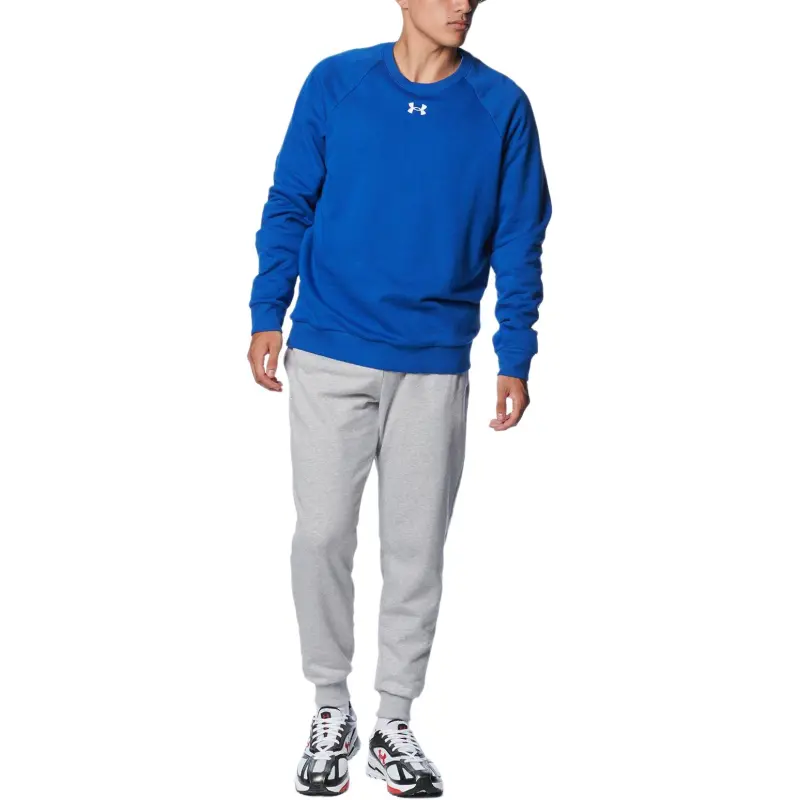 Under Armour Rival Fleece FW24 Sweatshirt Men's Tech Blue/White-1