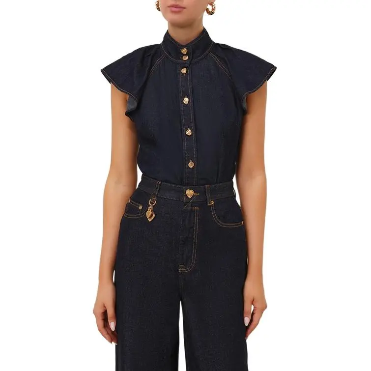 Zimmermann SS25 Shirt Women's Blue-4