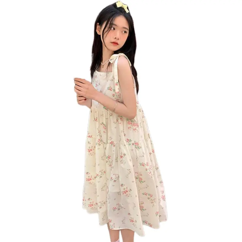 Mu Xiao Xin Slip Dresses Women's Image Color-2