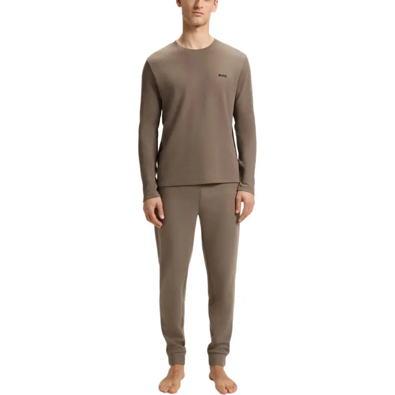 HUGO BOSS Pajama Top Men's Brown-1