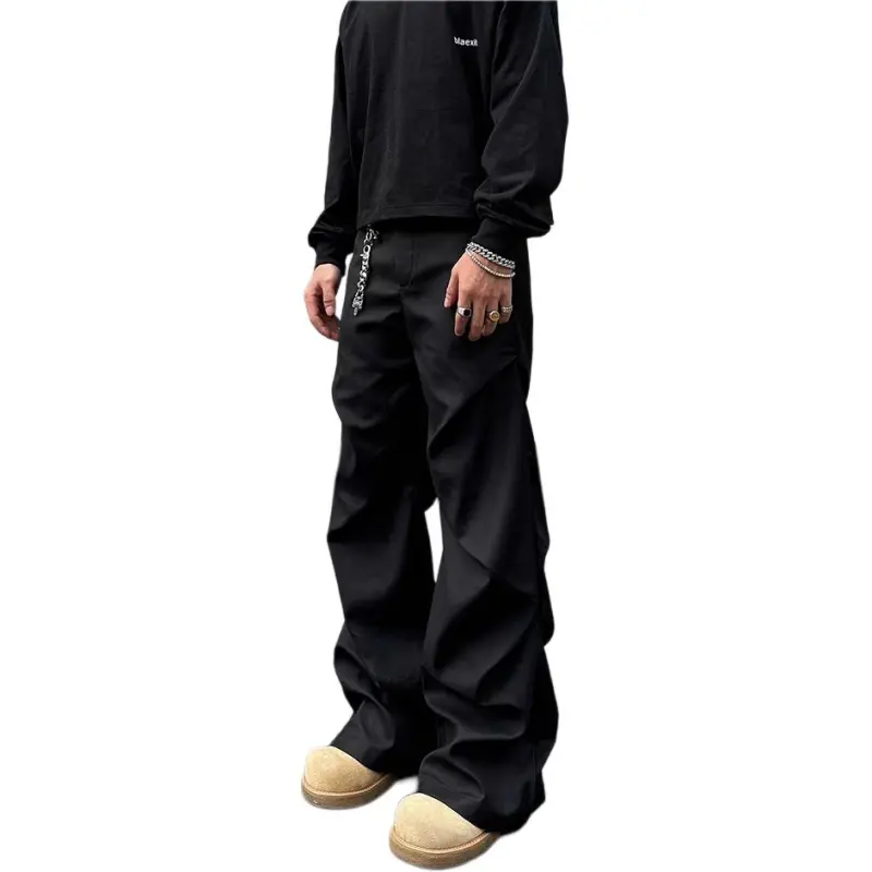 KVIV Suit Trousers Men Black -2