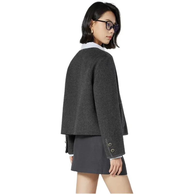 Mambe Coats Women's Dark Gray-1