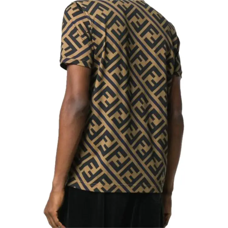 FENDI Ff Monogram Printed T shirt-2