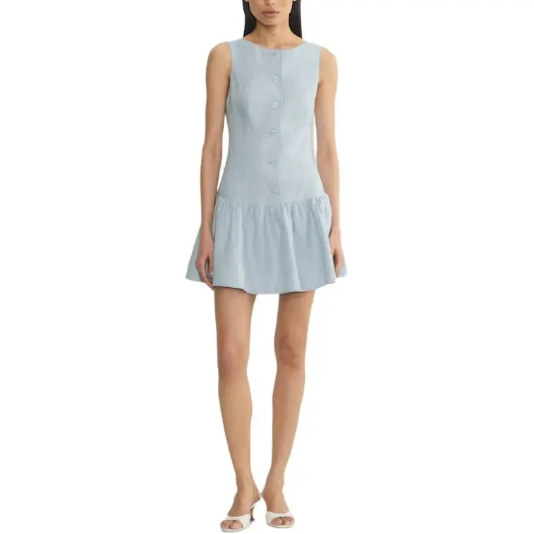 ARITZIA SS25 Wilfred Snapdragon Linen Dress Sleeveless Dress Women's-2