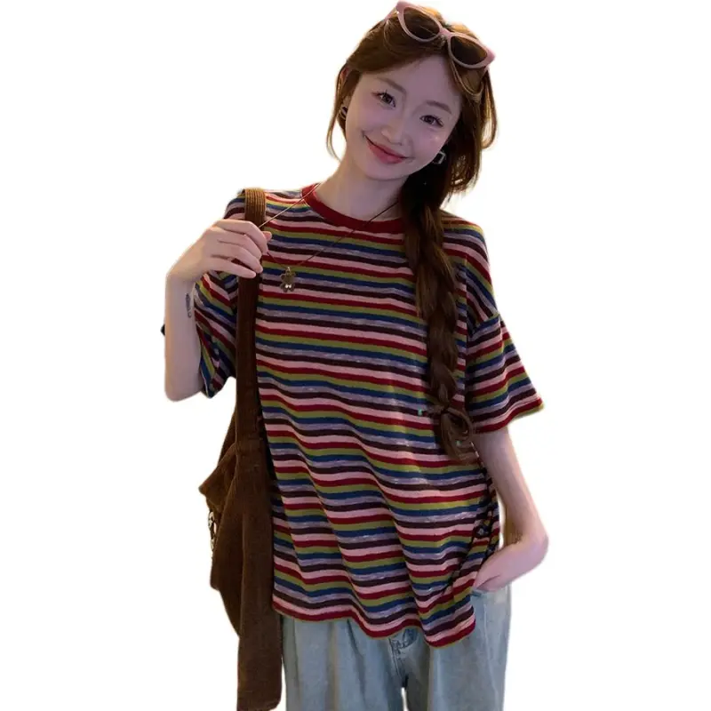 Dior Beauty T-Shirts Women's Stripes-8
