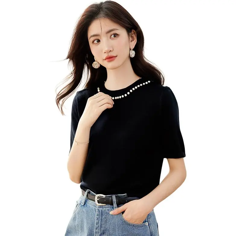 La Chapelle Puff Sleeve T Shirt Women's-3