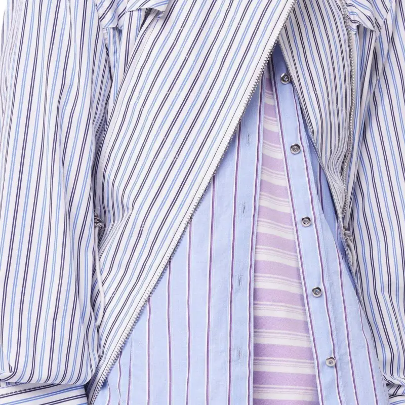 Paco Rabanne Striped Hooded Jacket-6
