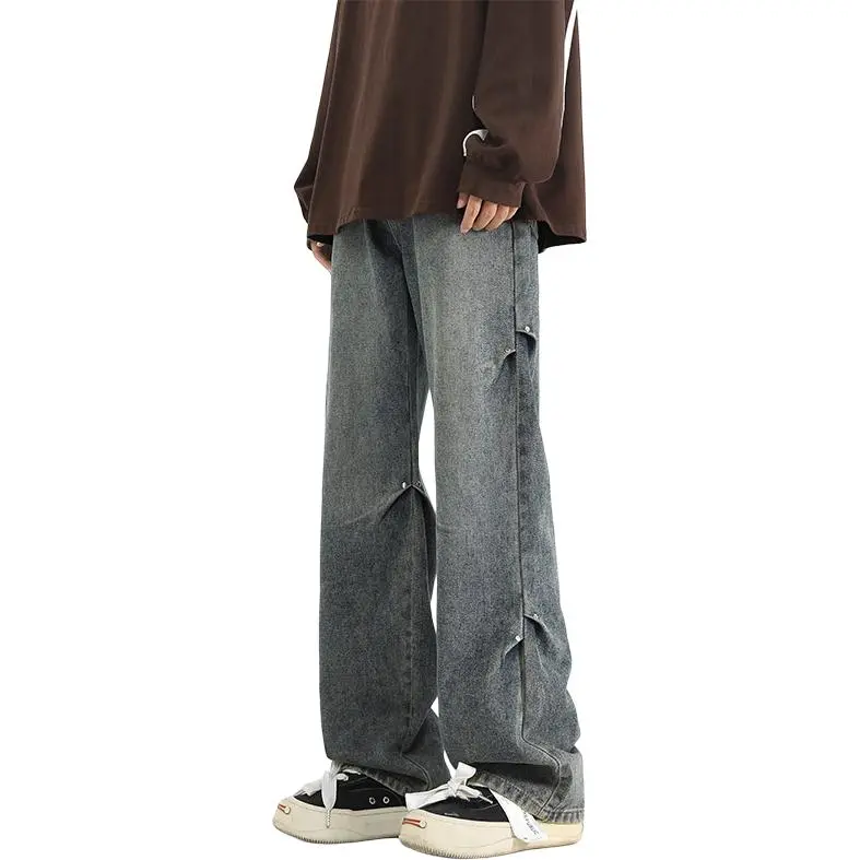 PAINT STAIN Jeans Unisex Dark Purple-71