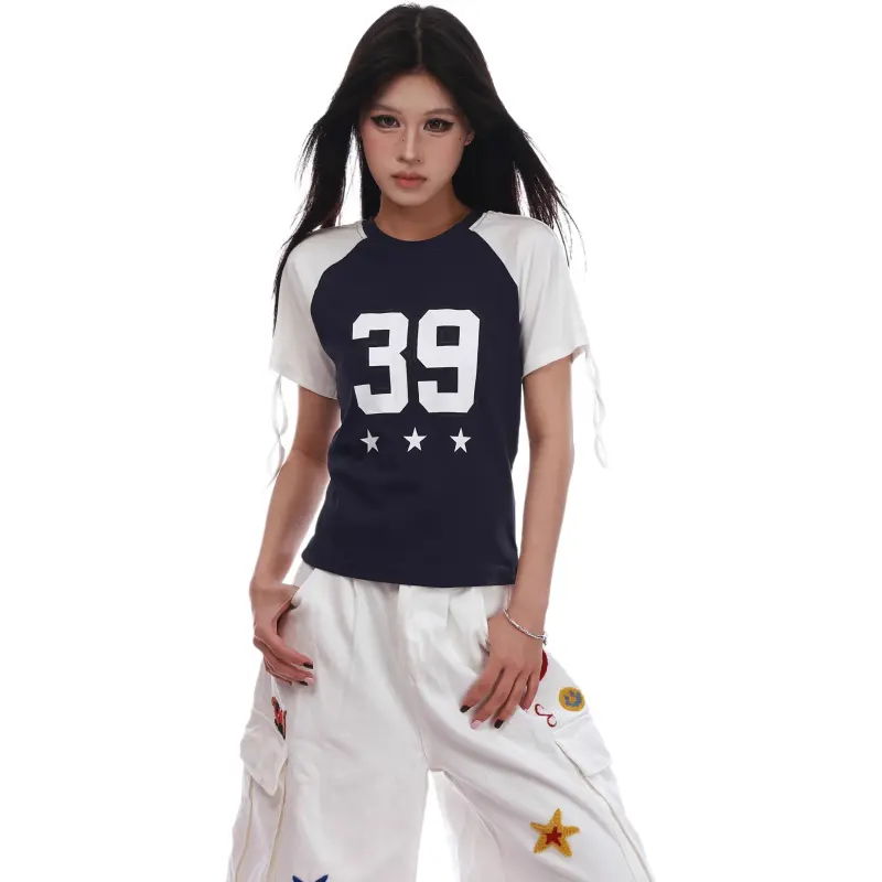 VINMUK T-Shirts Women's Blue-5