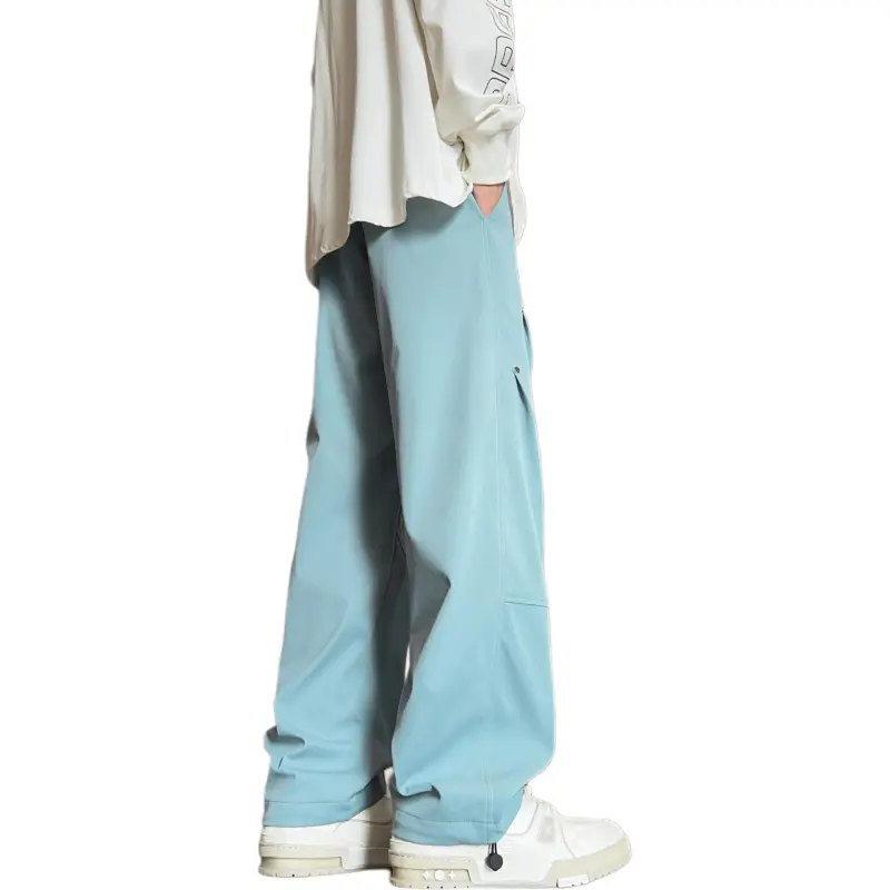 IGOI Casual Pants Unisex Navy Blue-14