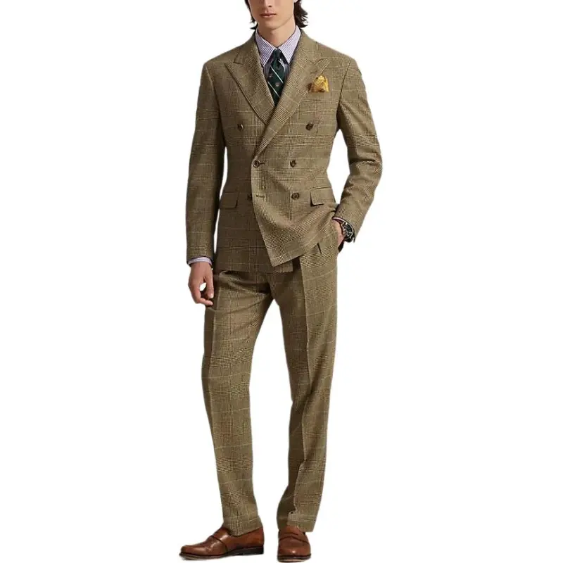 Polo Ralph Lauren Suit Trouser Men's Dark Umber-1