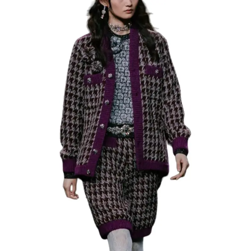 CHANEL FW23 Knitwear Women's Purple-2