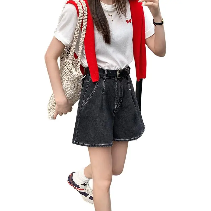 Kazakhstan Denim Shorts Women's-9