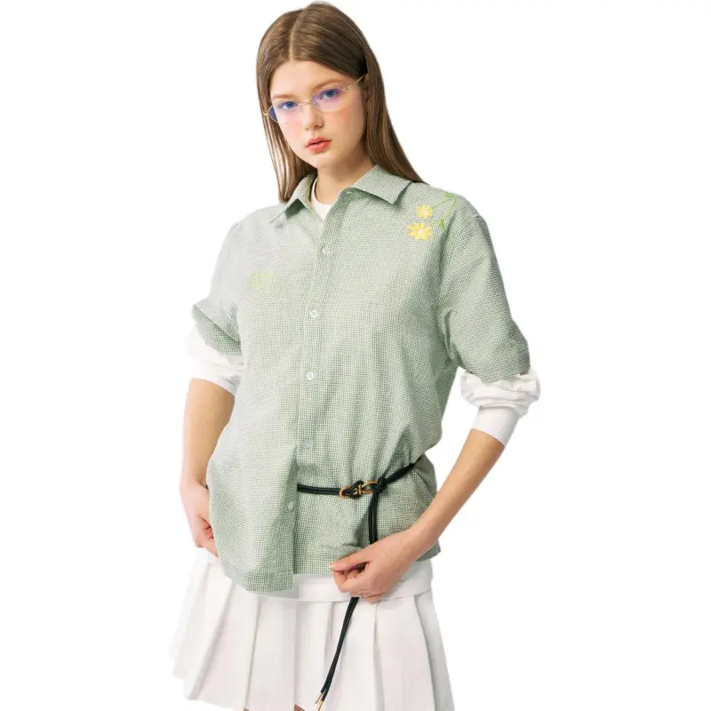 MYSAMESAME T Shirts Unisex Green Yan-1