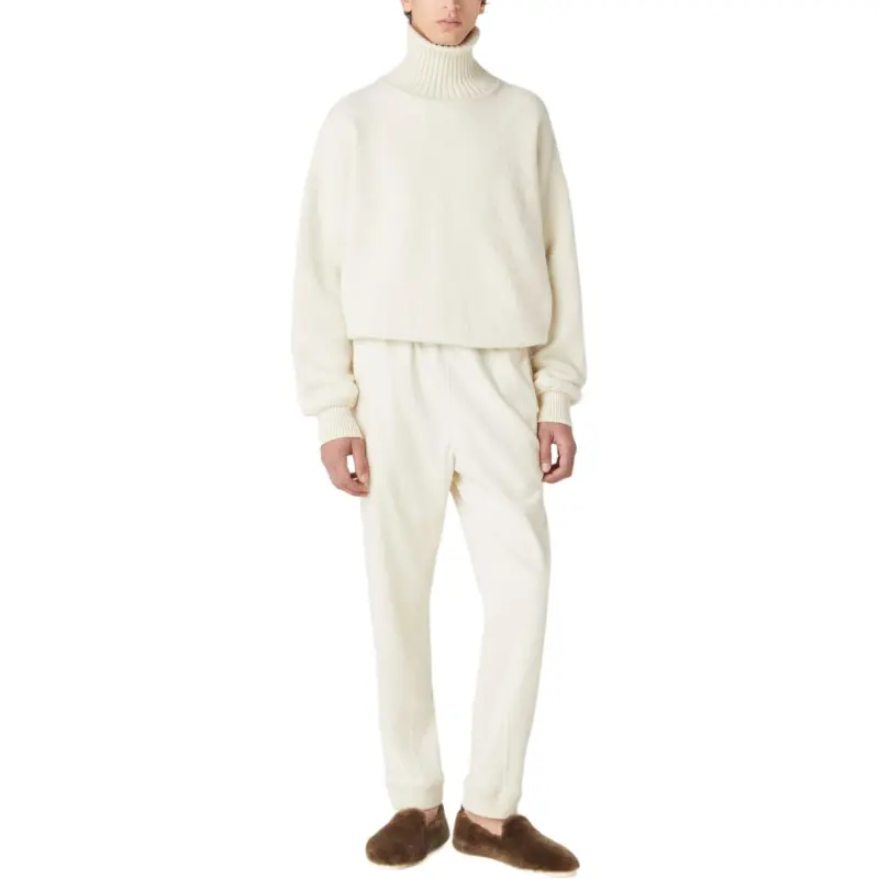 Loro Piana Cocooning FW24 Sweater Men's Cream Almond-2