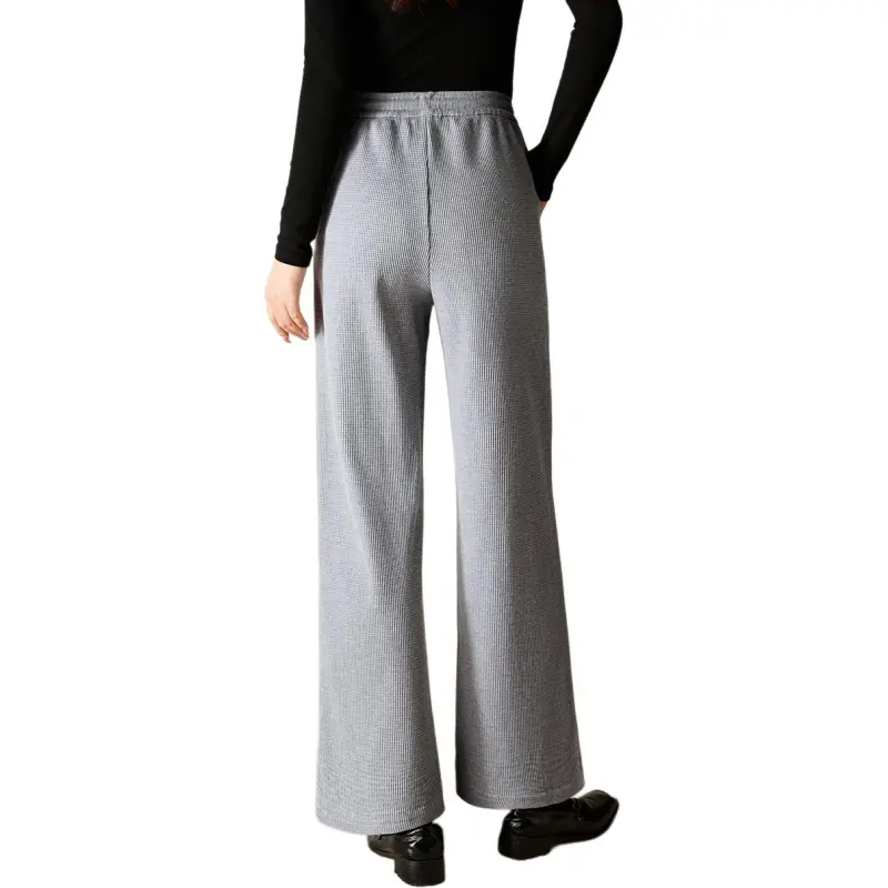 Mo Han Yi Mei Casual Pants Women's Heather Gray-3