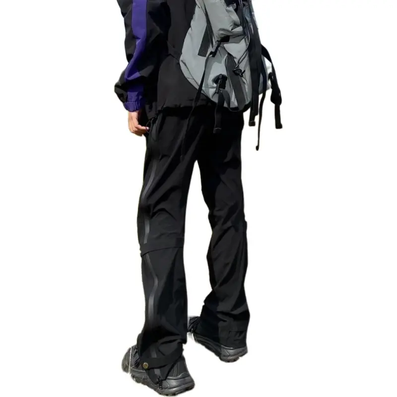 CORNILOT Casual Pants Unisex Black-3