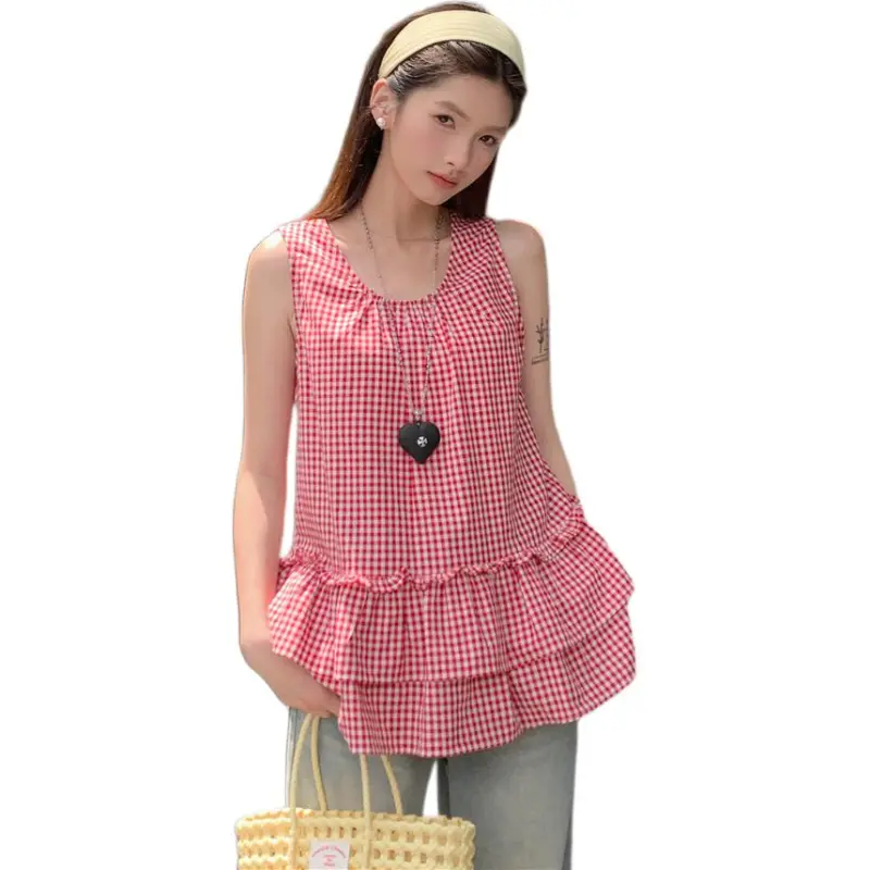Mu Xiao Xin T Shirts Women's Red-2