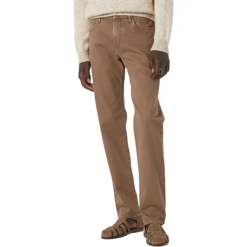 Loro Piana Logo Patch Straight Leg Trousers-2