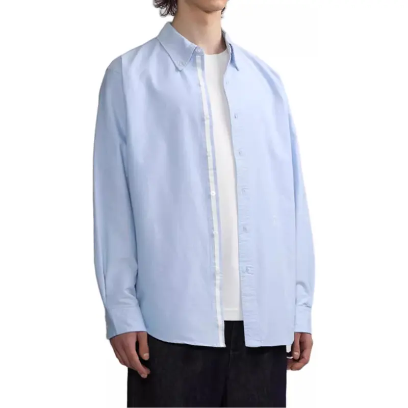 KANGOL Shirts Men Blue-4