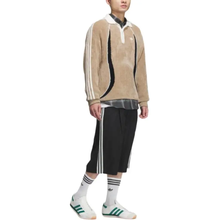 Adidas Originals FW24 Knitwear Men's Khaki Brown-1