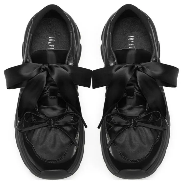 Joypeace Urban Chic Style Ballet Slip Resistant Low Top Chunky Sneakers Women's-10