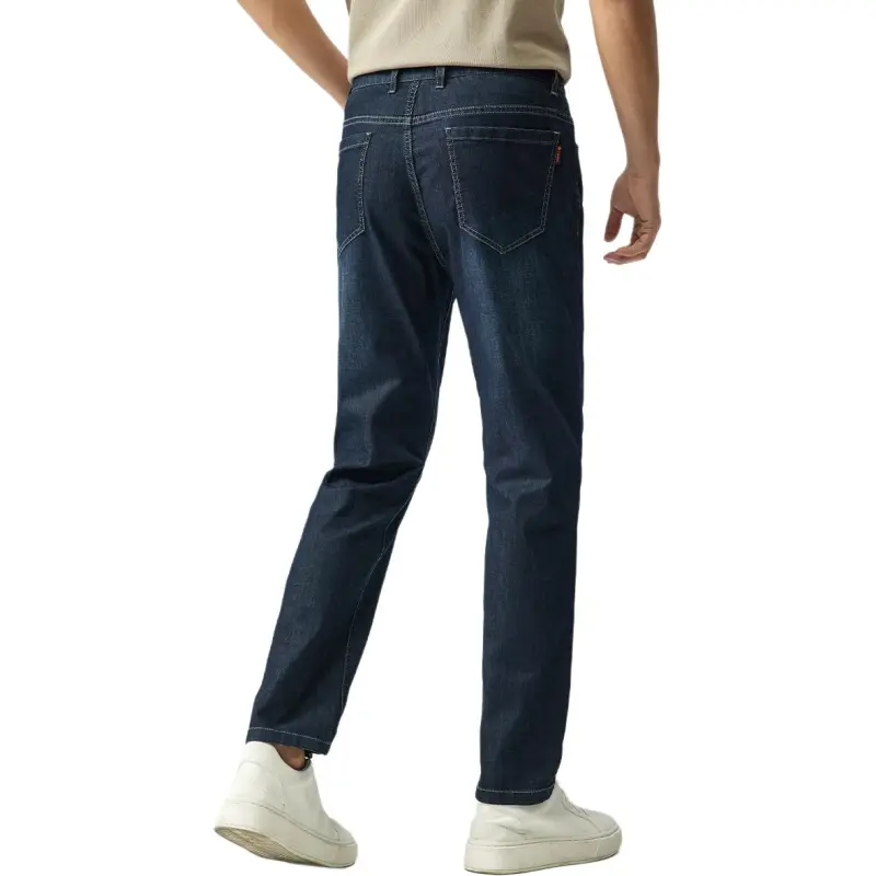 Red bean Jeans Men Blue-1