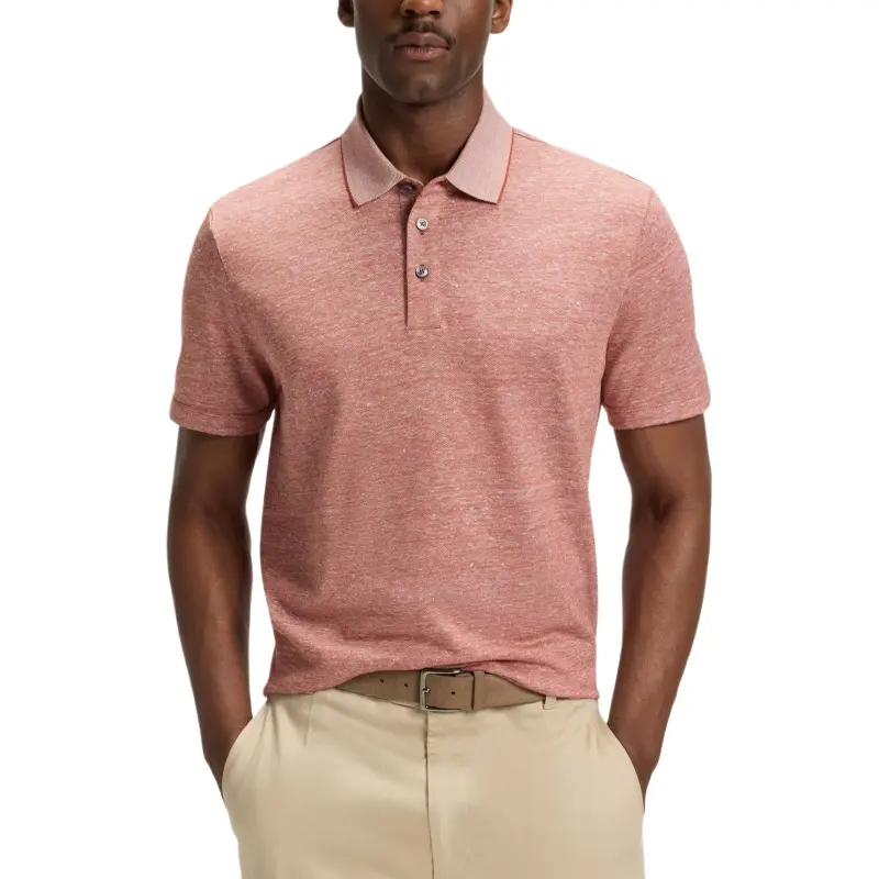 HUGO BOSS Polo Shirt Men's Dark Orange-1