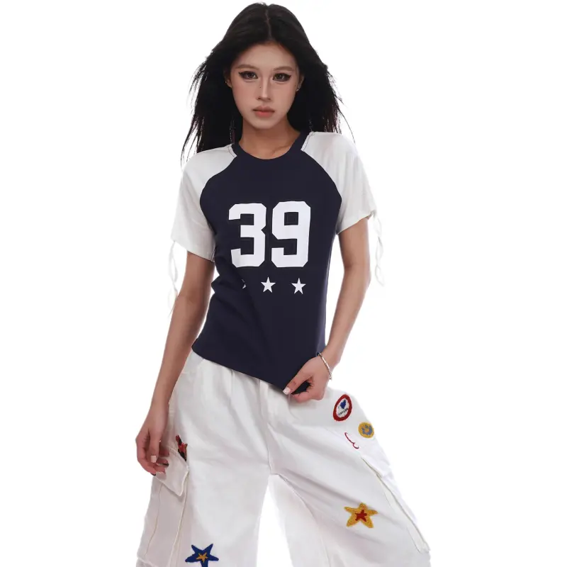 VINMUK T-Shirts Women's Blue-3